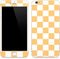 Yellow and White Checkerboard iPhone 6/6s Plus Skin