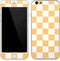 Yellow and White Checkerboard iPhone 6/6s Skin
