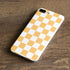 Yellow and White Checkerboard iPhone 7 Plus Skin