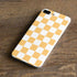 Yellow and White Checkerboard iPhone 8 Plus Skin