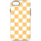 Yellow and White Checkerboard iPhone 8 Pro Case