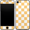 Yellow and White Checkerboard iPhone 8 Skin