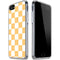 Yellow and White Checkerboard iPhone SE (2nd & 3rd Gen) Clear Case