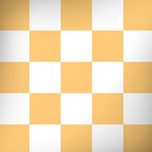 Yellow and White Checkerboard iPhone X Skin