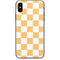 Yellow and White Checkerboard iPhone XS Skin