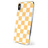 Yellow and White Checkerboard iPhone XS Skin