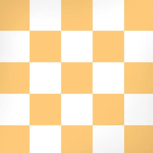 Yellow and White Checkerboard iPhone XS Skin