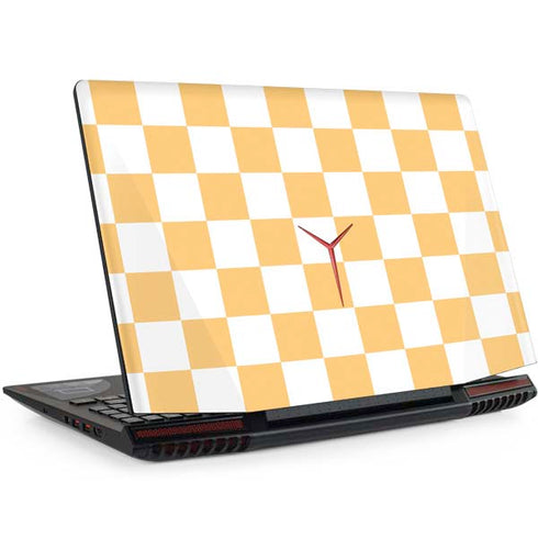 Yellow and White Checkerboard Legion Y720 Skin