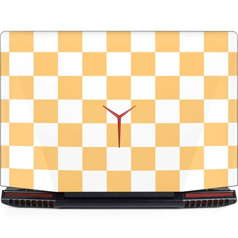 Yellow and White Checkerboard Legion Y720 Skin