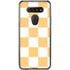 Yellow and White Checkerboard LG K51/Q51 Clear Case