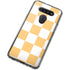 Yellow and White Checkerboard LG K51/Q51 Clear Case
