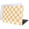 Yellow and White Checkerboard MacBook Pro 13in (2020) Case plus Skin
