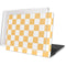 Yellow and White Checkerboard MacBook Pro 16in (2019-20) Case plus Skin