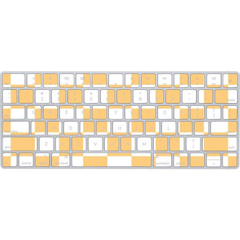 Yellow and White Checkerboard Magic Keyboard Skin