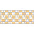 Yellow and White Checkerboard Magic Keyboard Skin