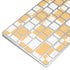 Yellow and White Checkerboard Magic Keyboard Skin