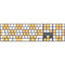 Yellow and White Checkerboard Magic Keyboard with Numeric Keypad Skin