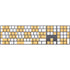 Yellow and White Checkerboard Magic Keyboard with Numeric Keypad Skin