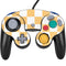 Yellow and White Checkerboard Nintendo GameCube Controller Skin