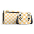 Yellow and White Checkerboard Nintendo Switch Bundle Skin