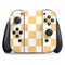 Yellow and White Checkerboard Nintendo Switch (2017-2021) Joy-Con Controller Skin