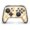 Yellow and White Checkerboard Nintendo Switch Pro Controller Skin
