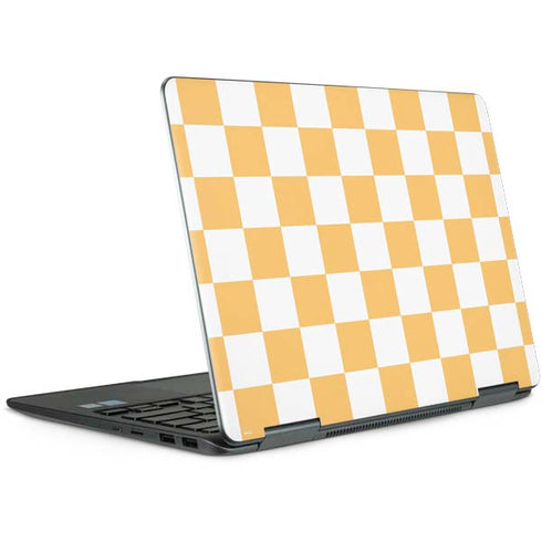 Yellow and White Checkerboard Notebook 9 Pro 13in (2017) Skin