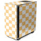 Yellow and White Checkerboard NZXT H510 Compact ATX Mid-Tower Case Skin