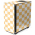 Yellow and White Checkerboard NZXT H510 Compact ATX Mid-Tower Case Skin