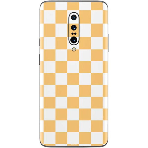 Yellow and White Checkerboard OnePlus 7 Pro Skin