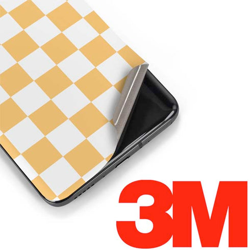 Yellow and White Checkerboard OnePlus 7 Pro Skin