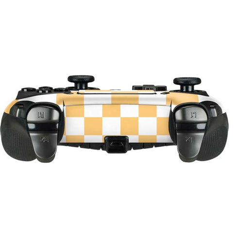 Yellow and White Checkerboard PlayStation Scuf Vantage 2 Controller Skin