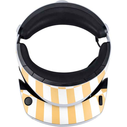 Yellow and White Checkerboard PlayStation VR2 Skin