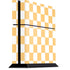 Yellow and White Checkerboard PS4 Console Skin