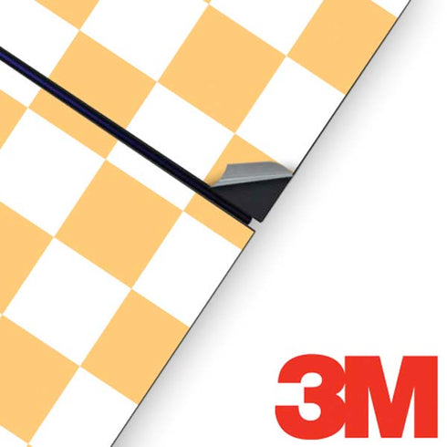 Yellow and White Checkerboard PS4 Console Skin