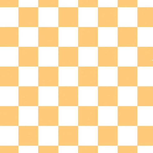 Yellow and White Checkerboard PS4 Controller Skin