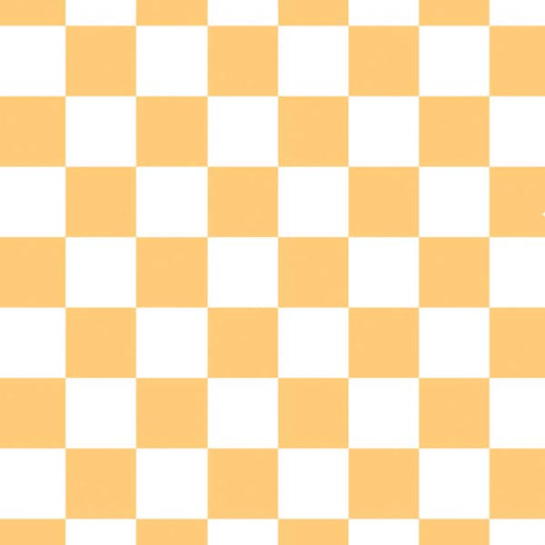 Yellow and White Checkerboard PS4 Slim Skin