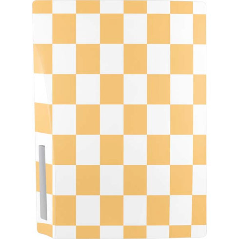 Yellow and White Checkerboard PS5 Bundle Skin