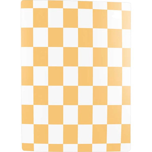 Yellow and White Checkerboard PS5 Digital Edition Bundle Skin