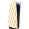 Yellow and White Checkerboard PS5 Digital Edition Console Skin