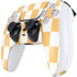 Yellow and White Checkerboard PS5 Controller Skin