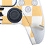 Yellow and White Checkerboard PS5 Controller Skin