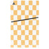 Yellow and White Checkerboard PS5 Slim Disk Console Skin