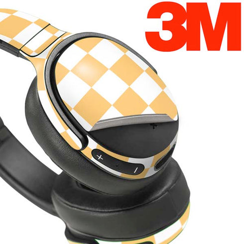 Yellow and White Checkerboard Skullcandy Venue Skin