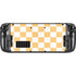 Yellow and White Checkerboard Steam Deck Handheld Gaming Computer Skin