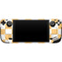 Yellow and White Checkerboard Steam Deck Handheld Gaming Computer Skin