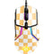 Yellow and White Checkerboard SteelSeries Rival 600 Gaming Mouse Skin