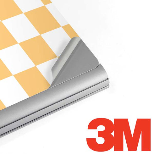 Yellow and White Checkerboard Surface Book 2 15in Skin