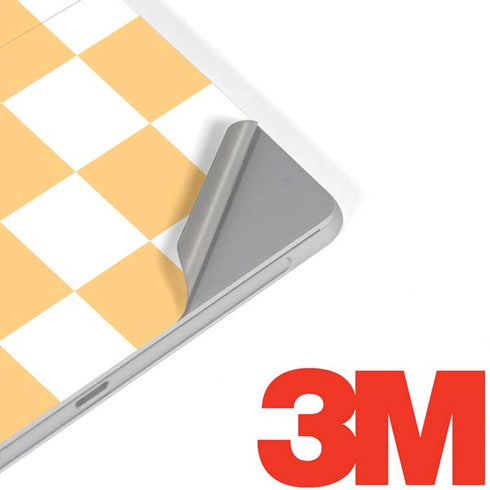 Yellow and White Checkerboard Surface Go Skin