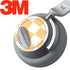 Yellow and White Checkerboard Surface Headphones Skin